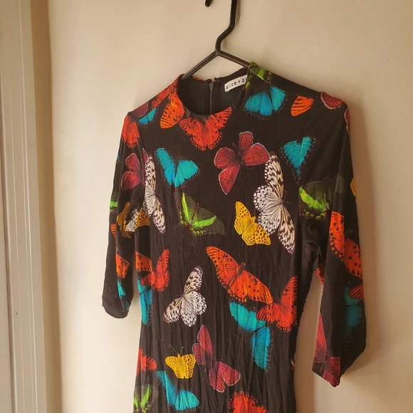 Alice & Olivia Butterfly Dress - Picture 6 of 9